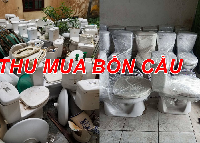 Thua mua bồn cầu cũ được cửa hàng Minh Tiến săn mua với giá cao