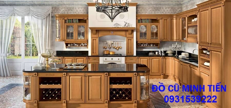 Thanh lý thiết bị bếp tại siêu thị đồ cũ Minh Tiến 6 thu mua tủ bếp gỗ cũ tphcm