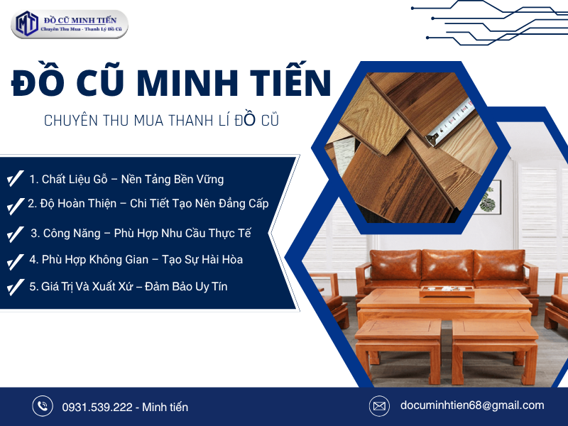 5 Bí Quyết Nhận Biết Đồ Nội Thất Gỗ Chất Lượng