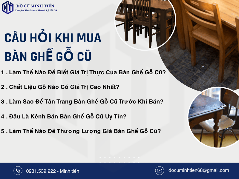 Mẹo Định Giá Bàn Ghế Gỗ Cũ Chuẩn Xác Nhất 7 Ảnh Mô Tả Câu Hỏi Định Giá Bàn Ghế Gỗ Cũ Tại Đồ Cũ Minh Tiến
