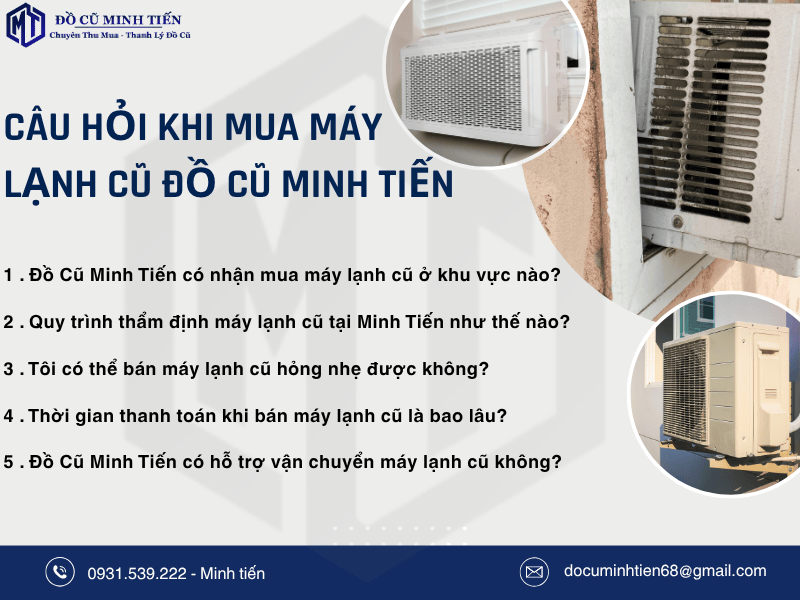 5 cách kiểm tra máy lạnh cũ khi bán – Bí quyết tăng giá trị 7 Ảnh Mô Tả Những Câu Hỏi Khi Mua Máy Lạnh Cũ Tại Đồ Cũ Minh Tiến