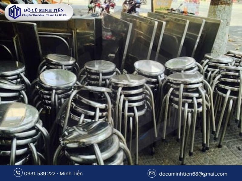 Kinh nghiệm thanh lý bàn ghế inox cũ không nên bỏ qua